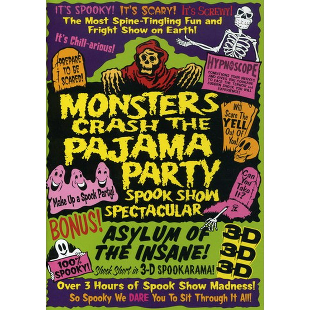 Monsters Crash Pajama Party Dvd