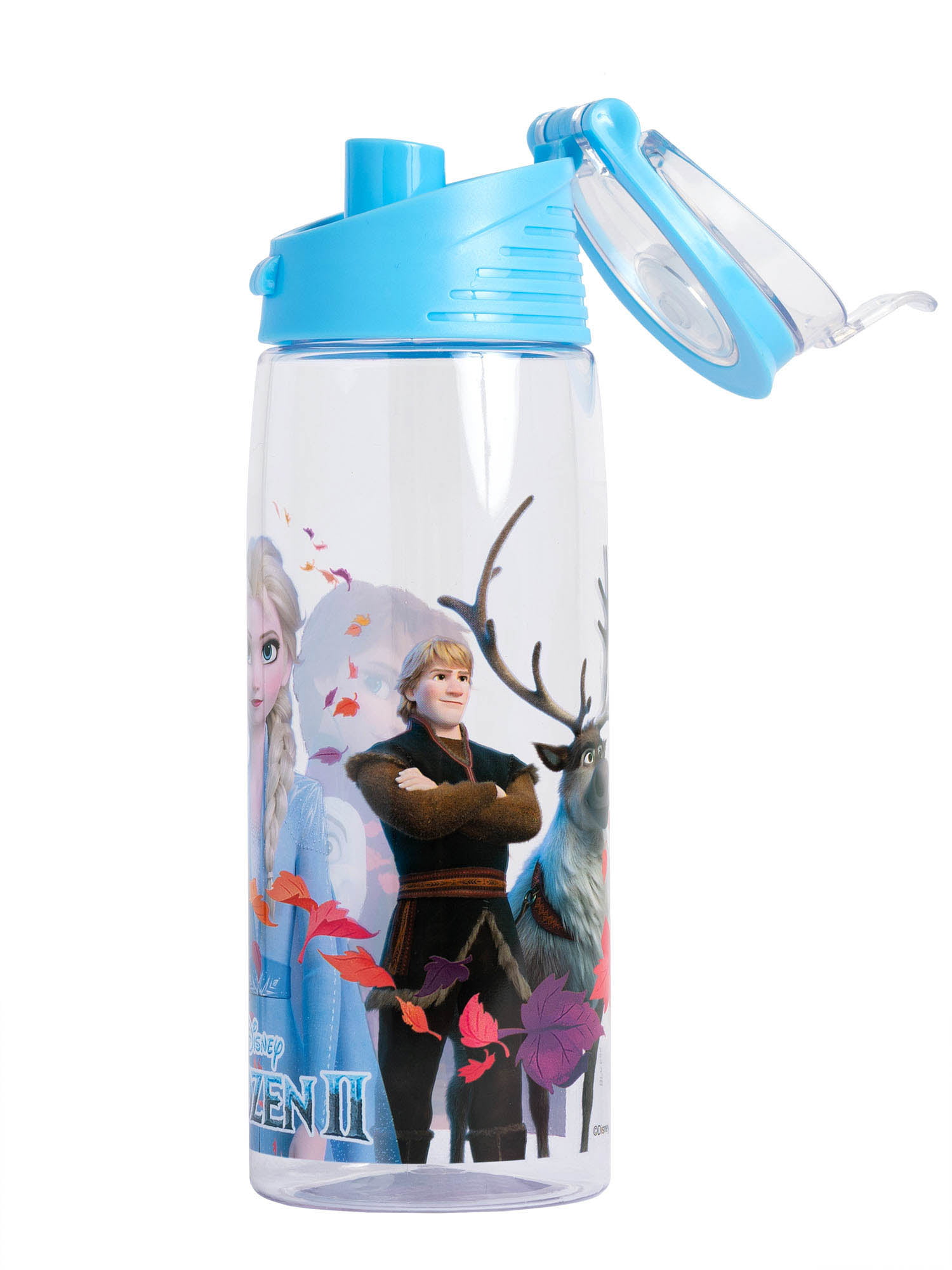 Disney Lilo & Stitch Flowers 32-Ounce Twist Spout Water Bottle and Sticker Set