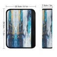 thumbnail image 6 of WYYP Abstract Brush Strokes Car Seat Belt Pad Cover Car Interior Decor 2Pcs, 6 of 6