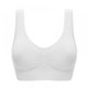 thumbnail image 4 of Sujetador deportivo sin aros de color liso con almohadillas para mujer, tallas grandes 2XL, 3XL y 4XL (talla EE. UU.), 4 of 5