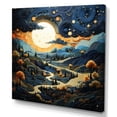 thumbnail image 2 of Designart "Dreamscape s River in Chaos II" Surrealism Canvas Print, 2 of 5