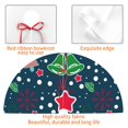 thumbnail image 6 of Kll 36" Christmas Tree Skirt Christmas Xmas Tree Skirts Mat For New Year Xmas Holiday Party Indoor Outdoor Home Decoration, 6 of 9