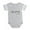 Heather Gray, variant on CafePress - FIN Popeye Descartes - Cute Infant Baby Football Bodysuit