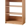 thumbnail image 5 of Benjara Dee Modular Closet System- 5 Tier Storage Shelves- Oak Brown Wood, 5 of 6