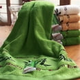 thumbnail image 7 of Quick Dry Bamboo Fiber Bath Sheets Soft Absorbent Thick Bath Sheets Washable Quick Drying Large Bath Towel Lightweight, Green, 7 of 7
