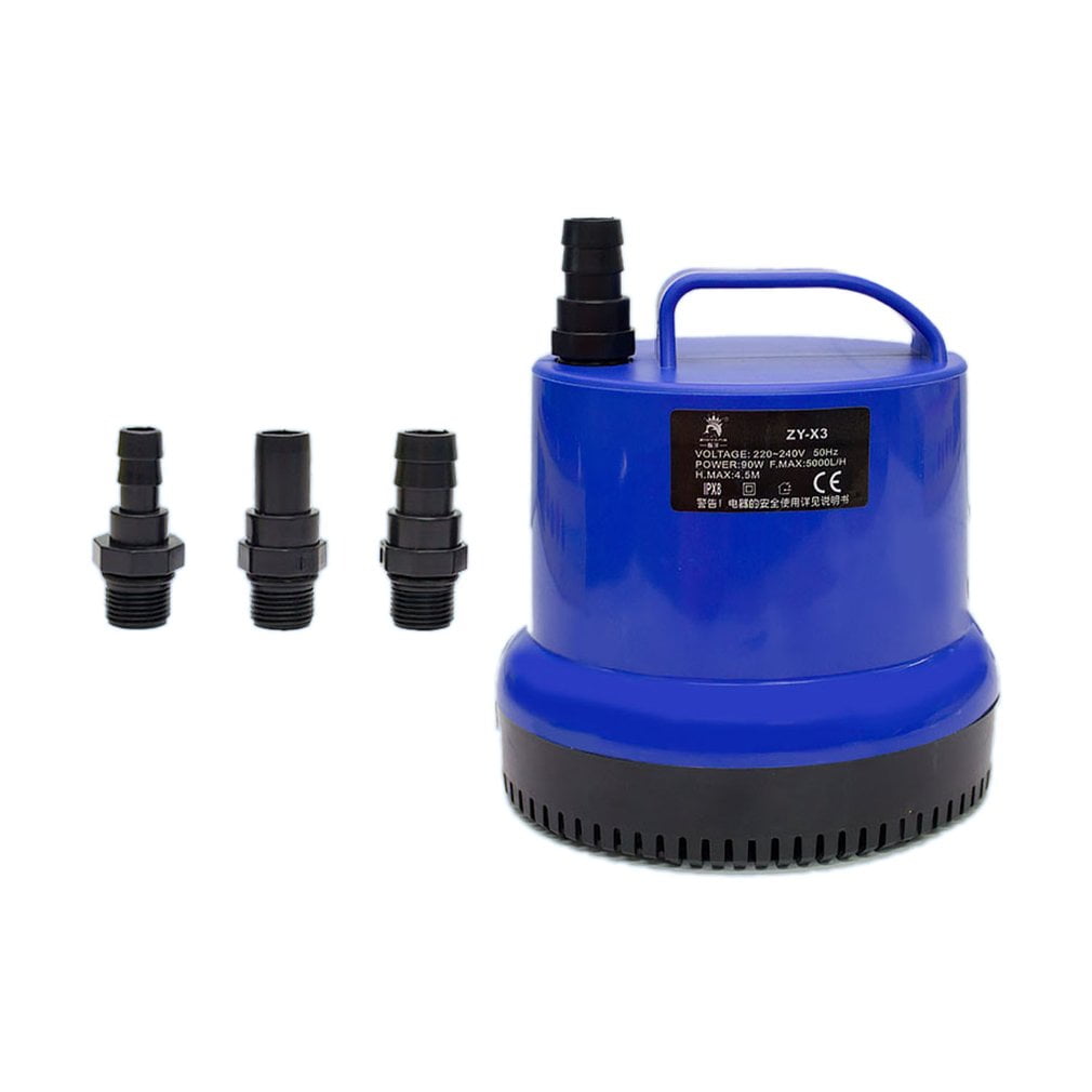 Clearance Sale Aquarium Water Submersible Pump Fountain Fish Tank Pond Water Pump With 3C Power Cord For Seawater Fresh Water blue black - Walmart.com
