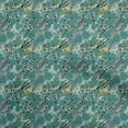 thumbnail image 1 of oneOone Velvet Dusty Teal Green Fabric Tropical Leaf Fabric For Sewing Printed Craft Fabric By The Yard 58 Inch Wide, 1 of 5