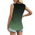 thumbnail image 4 of Gamivast Womens Tank Tops Square Neck Summer Loose Fit Casual Basic Tee Shirts Fashion Print Flowy Sleeveless Shirts Trendy Tunic Tops Green L Camisas Para Mujer, 4 of 6