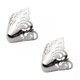 thumbnail image 1 of 6x2 Piezas De Metal Para Zapatos, Protectores Puntiagudos, Elegantes, Para Mujer, Con Puntera Plateada, 1 of 8