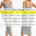 thumbnail image 3 of BRGZLK Women's Maternity Dress with Thin Shoulder Straps, Striped Knit V-Neck Suspender Skirt, Side Slit Casual Bag Skirt, Elastic Tight Fitting Dress, 3 of 7