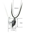 thumbnail image 5 of Hyasfey 1 Pair Clavicle Chains Personality Matching Magnetic Sun Moon Paired Pendant Couple Necklaces Jewelry Accessory, 5 of 7