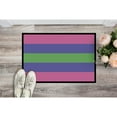 thumbnail image 2 of Carolines Treasures CK8007JMAT Trigender Pride Door Mat Indoor Rug or Outdoor Welcome Mat 24x36 Doormat 24H X 36W, 2 of 4