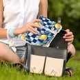 thumbnail image 5 of FORMRS 1-Subject Spiral Notebook 8" x 5" College Ruled 60 Refillable Sheet A5 Hard Cover, 2 Pack, Retro Plaid Lemon, 5 of 7