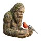 thumbnail image 1 of Comedero para pájaros Sasquatch de resina, escultura de Sasquatch, comedero para exteriores, esqueleto decorativo para pájaros, para árbol, patio, jardín, decoración artística., 1 of 8