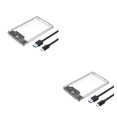thumbnail image 2 of Matsuzay Carcasa HDD SSD, carcasa mecánica externa de estado sólido, adaptador SATA a USB, compatible con dispositivo móvil de alta velocidad Type1 NO1, 2 of 6