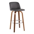 thumbnail image 4 of Toriano 30" Fixed-Height Bar Stool, Bar Chairs, Swivel Bar Stools, Bar Stools Set of 2, 4 of 6