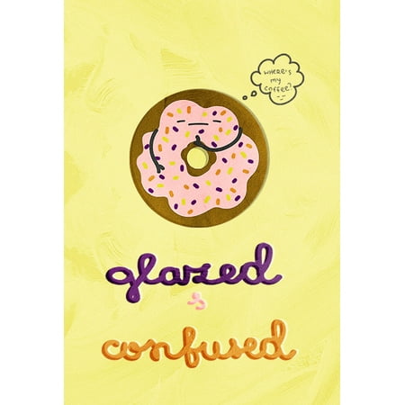 Where S My Coffee Glazed Confused Kitchen Pun Art Wall Decor Glazed Confused Kitchen Pun Art Wall Decor Prints Poster