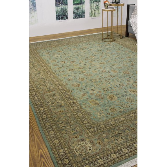 Wali Ainur Lt. Blue/Beige Rug, 8'9" x 12'0"