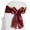 Burgundy, variant on Lann's Linens - 10 Elegant Satin Wedding/Party Chair Cover Sashes/Bows - Ribbon Tie Back Sash - Yellow