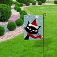 thumbnail image 5 of GZHJMY Garden Flag Double Sided Santa Cat Christmas, Fade Resistant Yard Flag Durable Banner Indoor Outdoor Home Decor 28x40 Inch Yard Flags, 5 of 7