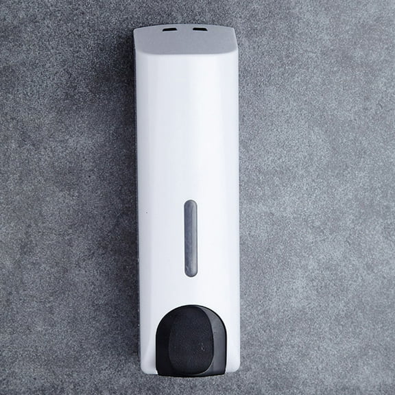 Toddmomy 1Pcs Modern White ABS Wall-Mounted Soap Dispenser for Bathroom Lotion and Shower Use