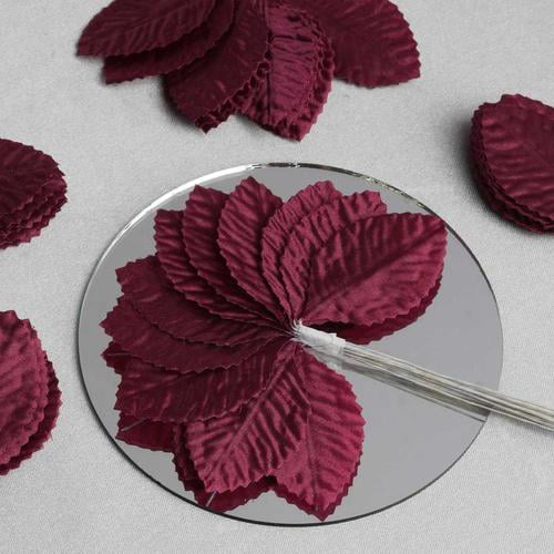 144 Burgundy Burning Passion Leaves - Clearance SALE - 0 - 0