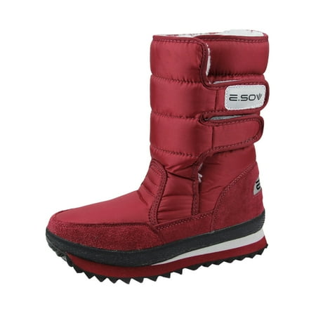 

NECHOLOGY Rain And Snow Boot Women Snow Boots Slip Waterproof Outdoor Shoes Winter Snow Snow Hiking Boots Women with Shoes Red 6.50