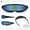Black Yellow Mirror, variant on Mirror Lens Monolens Cyclops Robotic Futuristic Sunglasses Silver Blue Mirror