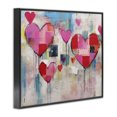 thumbnail image 3 of Stupell Industries Transitional Urban Hearts Collage Black Framed Giclee Art, 30 x 24, by LSR Design Studio, 3 of 8