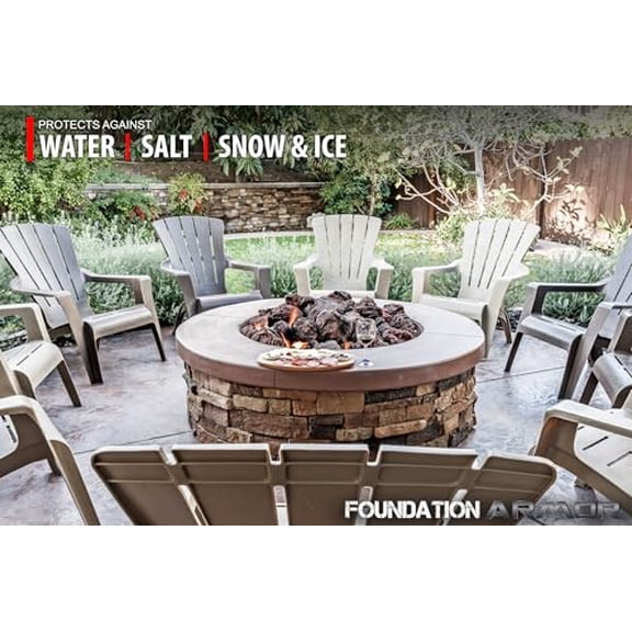 Foundation Armor Armor WB15 Water Based Low Gloss Acrylic Concrete Sealer and Concrete Cure and Seal - 5 Gallon