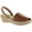 Luggage, variant on Kenneth Cole Reaction Womens Fine Glass Metallic Peep-Toe Wedge Sandals