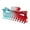 Blue Red, variant on Jumbo Jaw Clip Extra Large Marbelized Hair Claw (Red Pink)