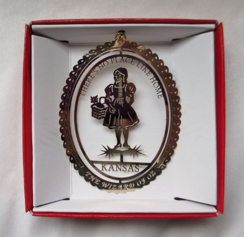 Wizard of Oz Ruby Red Slippers Necklace 20 Gold Metal There/'s No Place Like Home
