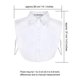 thumbnail image 3 of 2-Pack Fake Collar Detachable Blouse Dickey Collar Half Shirts False Collar For Women Favors, 3 of 5