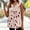 Pink, variant on ZGRBOU Plus Size Floral Print Tank Tops for Women Summer Sleeveless V Neck T-Shirts Fashion Casual Loose Fit Tunics Shirts