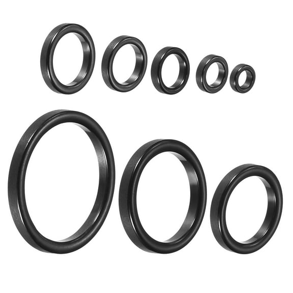 Uxcell 6.1-30mm Ceramic Fishing Rod Repair Kit Guide Ring, 24 Pack