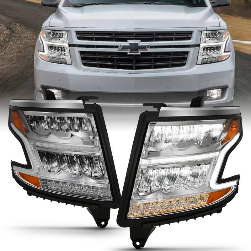 Anzo 20152020 Chevrolet Tahoe Suburban LED Headlight Plank Style