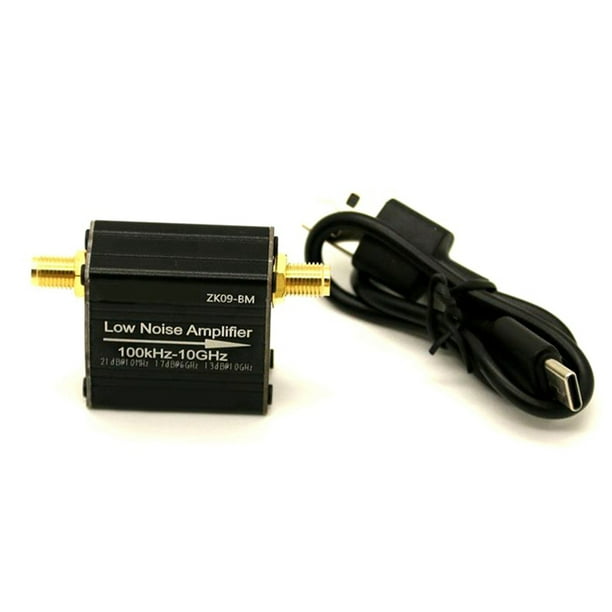 Módulo Preamplificador de Potencia RF LNA 100 KHz-6 GHz/10 GHz 20 DB Amplificador de Bajo Ruido LNA de Alta Ganancia ZK09-BM