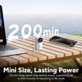 thumbnail image 2 of SJCAM C110 Plus Action Camera with 4K Video, Gyro Stabilization, and Audio Recording, Bundle Including: 64GB Micro SD Card, Card Reader, Card Wallet, and USB‑C Adapter, 2 of 7