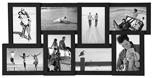 Black 8 Multi Collage Photo Frame 