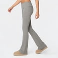 thumbnail image 2 of REDARER Women's Striped High Waist Flare Pants Fold Over Waistband Casual Stretchy Yoga Loungewear,M, 2 of 4