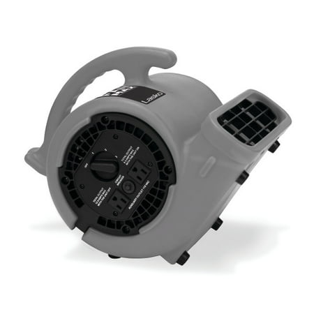 

Lasko 3-Speed Super Fan Max Air Mover Floor Fan with Outlets SF-20-G Gray