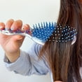 Packed Party Throw Confetti 8.25" Oval Detangling Hair Brush, Multi