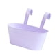 thumbnail image 5 of Maceta colgante de hierro con ganchos de metal desmontables para oficina, exterior, interior, cerca, dormitorio Púrpura claro, 5 of 9