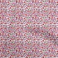 thumbnail image 1 of oneOone Polyester Spandex Pink Fabric Alphabet Sewing Material Print Fabric By The Yard 56 Inch Wide, 1 of 5