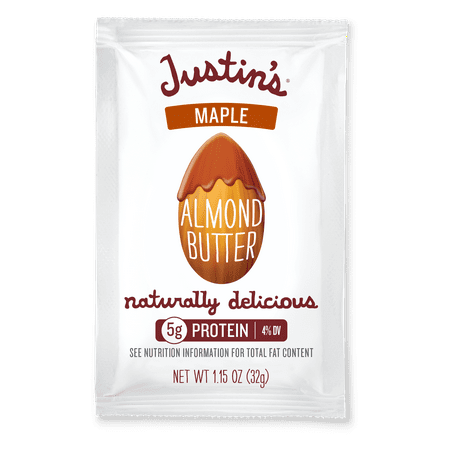 Justin's Gluten-Free Maple Almond Butter Squeeze Pack, 1.15 oz