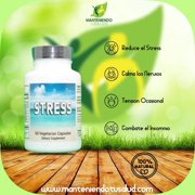 Manteniendo Tu Salud For Stress, Stress Relief, Nervous System, 60 Capsules