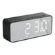 thumbnail image 4 of Reloj despertador con pantalla digital inteligente, multifuncional, Bluetooth 5.0, acabado de espejo, altavoz inteligente para dormitorio, 4 of 13