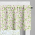 thumbnail image 5 of Ambesonne Shabby Flora Valance & Curtain, Spring Yard Pastel, 55"x36", Pale Pink Pale Green, 5 of 6