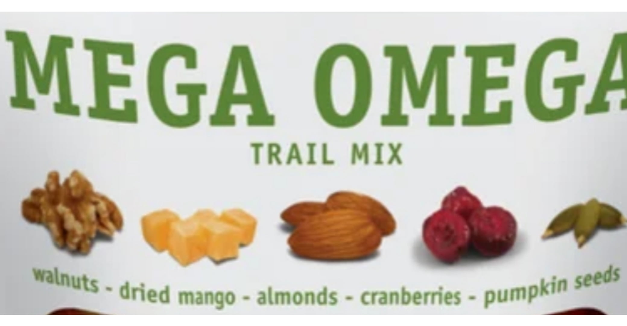 Power Up Mega Omega Gluten Free Vegan Trail Mix 26 Oz. - Walmart.com